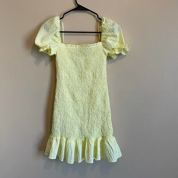 Zara | Dresses | Zara Yellow Dress | Poshmark